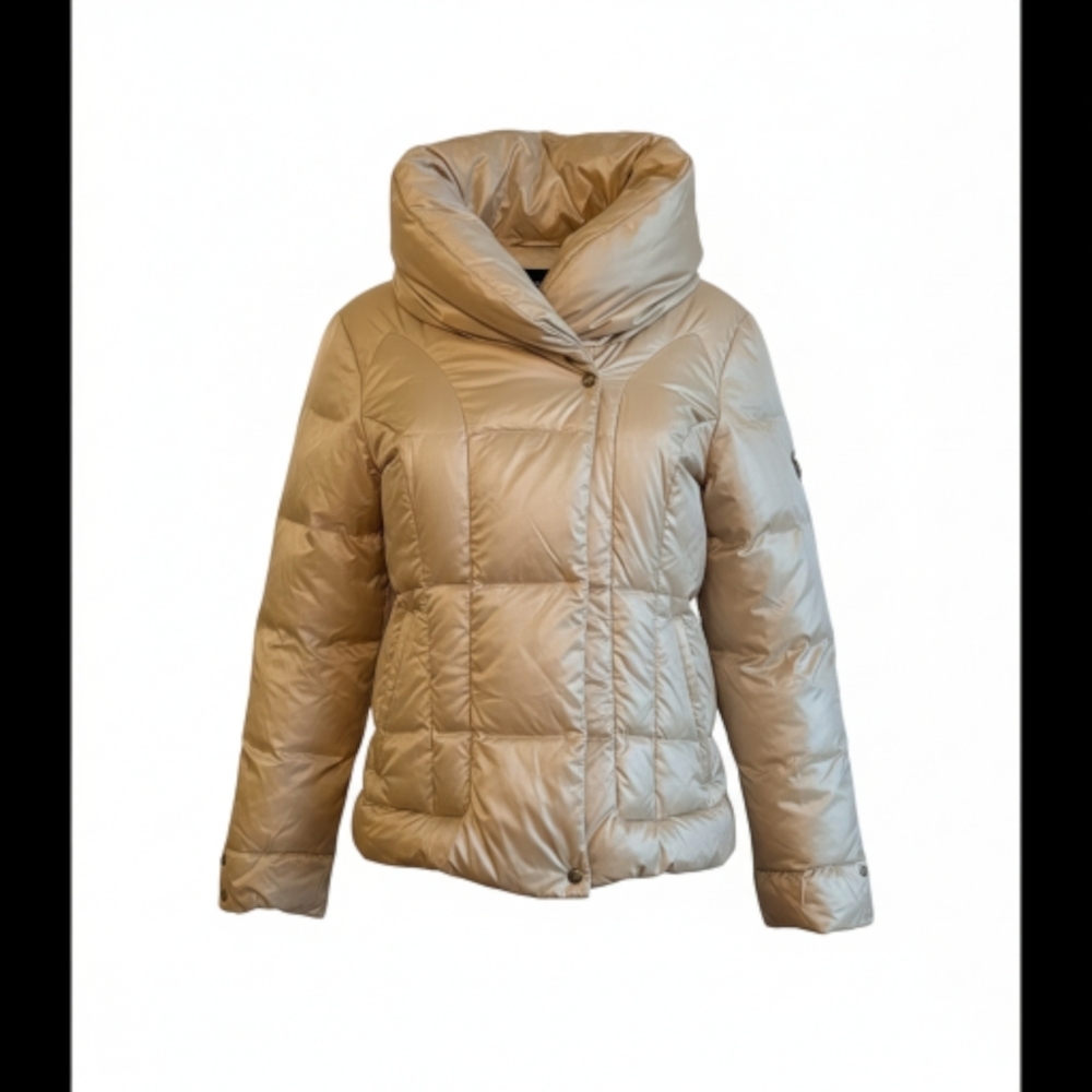 Rainforest Cream Puffer Jacket
